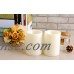 Home Impressions 3X4 Inches Flameless Plastic Pillar Led Candle Light With Timer,Battery Operated,Ivory,pack of 2   